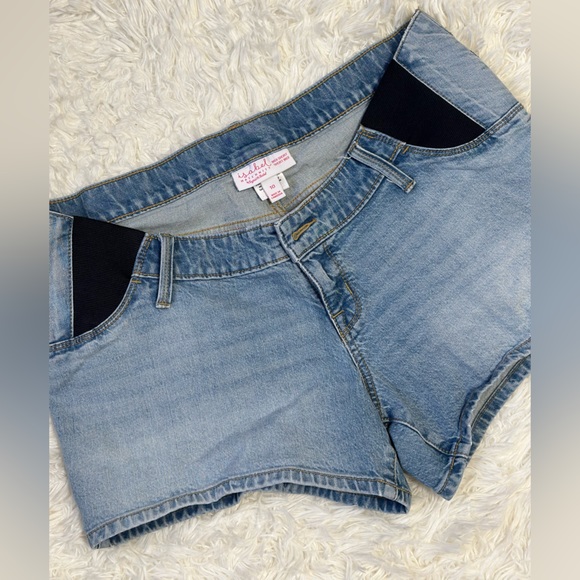 Isabel Maternity Jean shorts - Picture 8 of 8